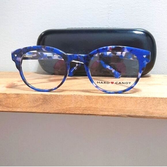 NEW Rx'able Eyeglass Frame w/ hard case, "Hard Candy" plastic,unisex, 48-21-140 - Picture 1 of 5